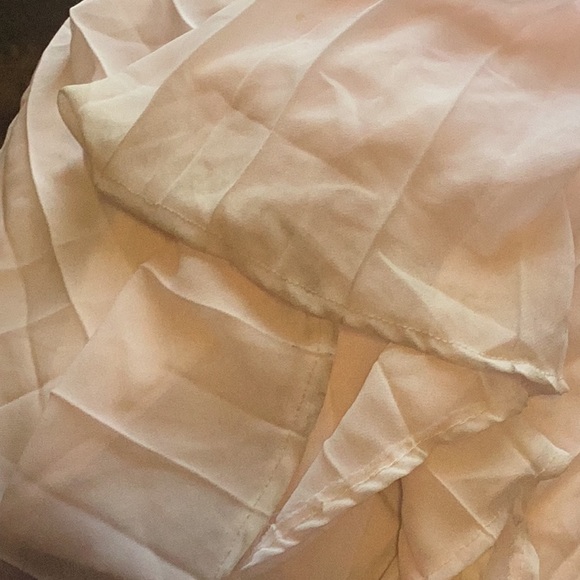 Bridesmaid Blushing Pink Azazie Maxi Dress Hemmed for 5’2” with Heels - Picture 3 of 4